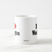 I Liebe Washington Kaffeetasse (Mittel)