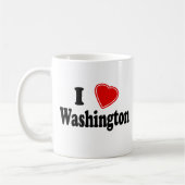 I Liebe Washington Kaffeetasse (Links)