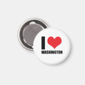I Liebe Washington Magnet (Vorderseite/Rückseite)