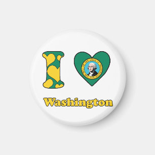I Liebe Washington Magnet