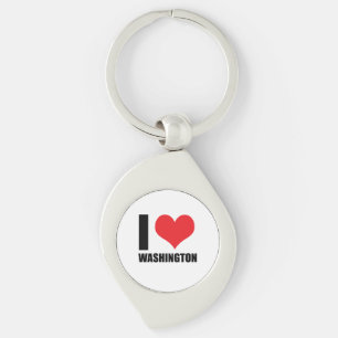 I Liebe Washington Schlüsselanhänger