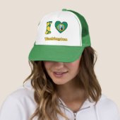 I Liebe Washington Truckerkappe (Beispiel)