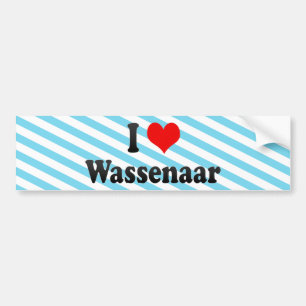 I Liebe Wassenaar, die Niederlande Autoaufkleber