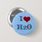 I Liebe-Wasser! Button (Vorne & Hinten)