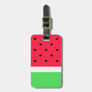 I Liebe-Wassermelone Gepäckanhänger