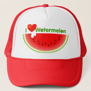 I Liebe-Wassermelone-Hut Truckerkappe