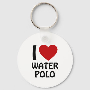 I Liebe Wasserpolo Schlüsselanhänger
