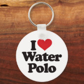 I Liebe Water Polo Schlüsselanhänger (Vorderseite)