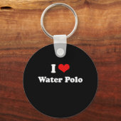I Liebe Water Polo Tshirt Schlüsselanhänger (Vorderseite)