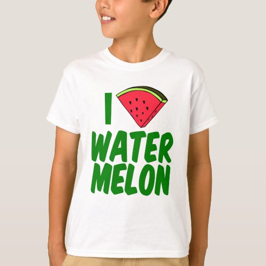 I Liebe Watermelon Kids T-Shirt (Vorderseite)