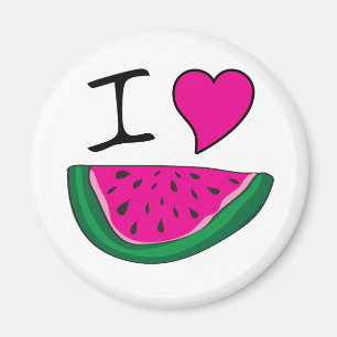 I Liebe Watermelon Magnet