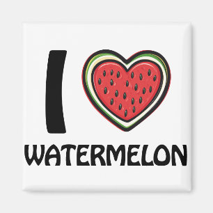 I Liebe Watermelon Magnet