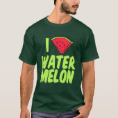 I Liebe Watermelon Niedlich Summer T-Shirt (Vorderseite)