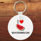 I Liebe Watermelon Schlüsselanhänger (Vorderseite)