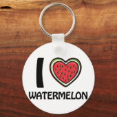 I Liebe Watermelon Schlüsselanhänger (Rückseite)