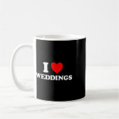 I Liebe Weddings Funny Eriage Bridesmaid Friend P Kaffeetasse (Links)