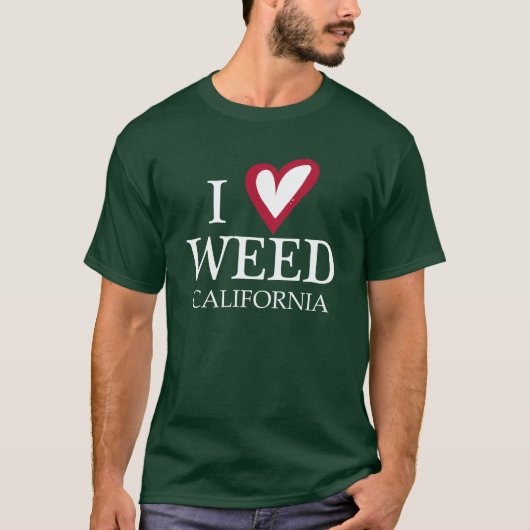 I Liebe Weed California Hoodies (Vorderseite)