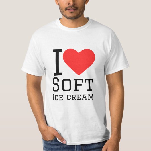 I Liebe Weicheis T-Shirt (Vorderseite)