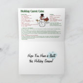 I Liebe-Weihnachten Feiertagskarte (Innenseite)