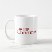 I Liebe-Weihnachten Kaffeetasse (Links)