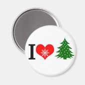 I Liebe Weihnachten Magnet (Vorderseite/Rückseite)