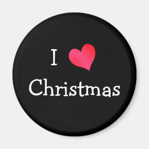 I Liebe Weihnachten Magnet