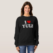 I Liebe Weihnachten Premium Sweatshirt (Vorne ganz)