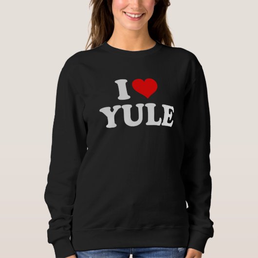 I Liebe Weihnachten Premium Sweatshirt (Vorderseite)