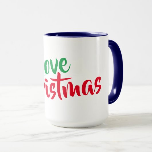 I Liebe Weihnachten Tasse Weihnachten Weihnachten (VorderseiteRechts)
