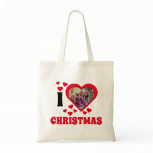 I Liebe Weihnachts-Fotovorlage