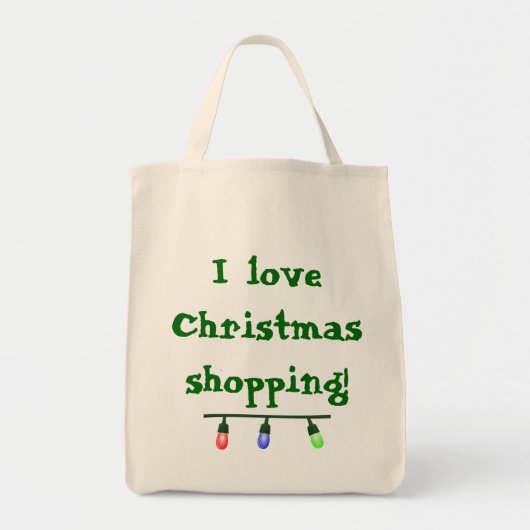 I Liebe Weihnachts-Tasche Tragetasche (Vorne)