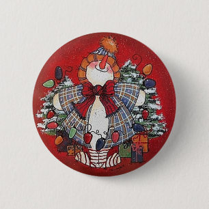 I Liebe-Weihnachtsknopf-Button Button