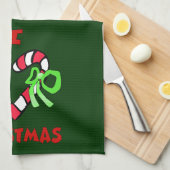 I Liebe Weihnachtsküche Handtuch (Viertel Falte)