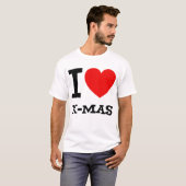 I Liebe-WeihnachtsT-Shirt T-Shirt (Vorne ganz)