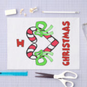 I Liebe Weihnachtszettel Seidenpapier (Handwerk)