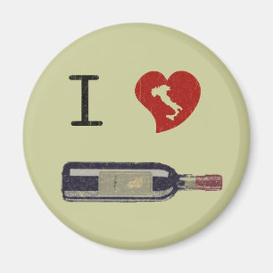 I Liebe-Wein Magnet