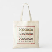 I Liebe Wein - Tote Tasche (Rückseite)