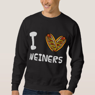 I Liebe Weiners Hotdogs Frankfurter Dackel Frank S Sweatshirt