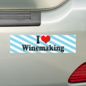 I Liebe-Weinproduktion Autoaufkleber (Auf Auto)