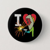 I Liebe Welding Button (Vorderseite)