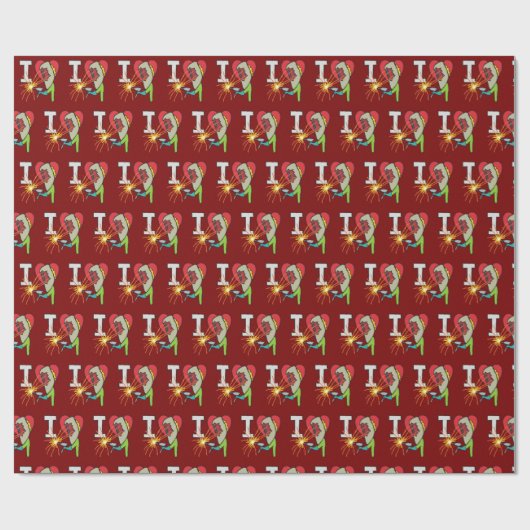 I Liebe Welding Geschenkpapier (Flach)