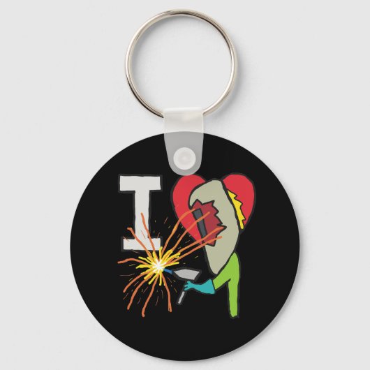 I Liebe Welding Schlüsselanhänger (Vorderseite)