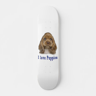 I Liebe Welpen Skateboard