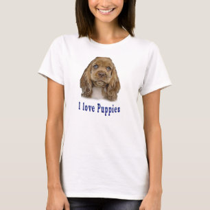 I Liebe Welpen T-Shirt