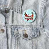 I Liebe-Welpen-T-Shirts und Geschenke Button (Beispiel)
