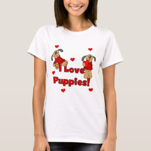 I Liebe-Welpen-T-Shirts und Geschenke T-Shirt