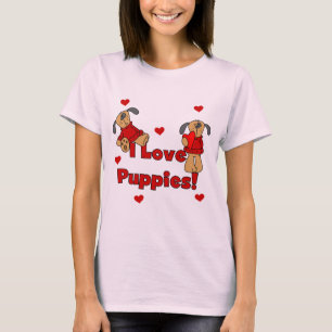 I Liebe-Welpen-T-Shirts und Geschenke T-Shirt