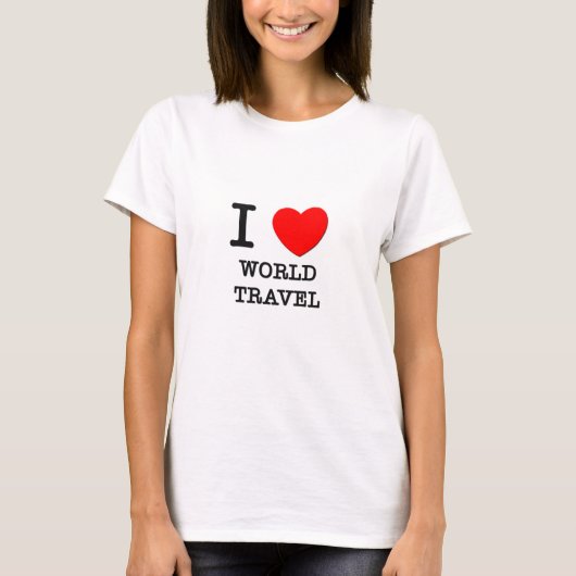 I Liebe-Weltreise T-Shirt (Vorderseite)