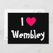 I Liebe Wembley Postkarte (Vorne/Hinten)