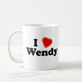 I Liebe Wendy Kaffeetasse (Links)
